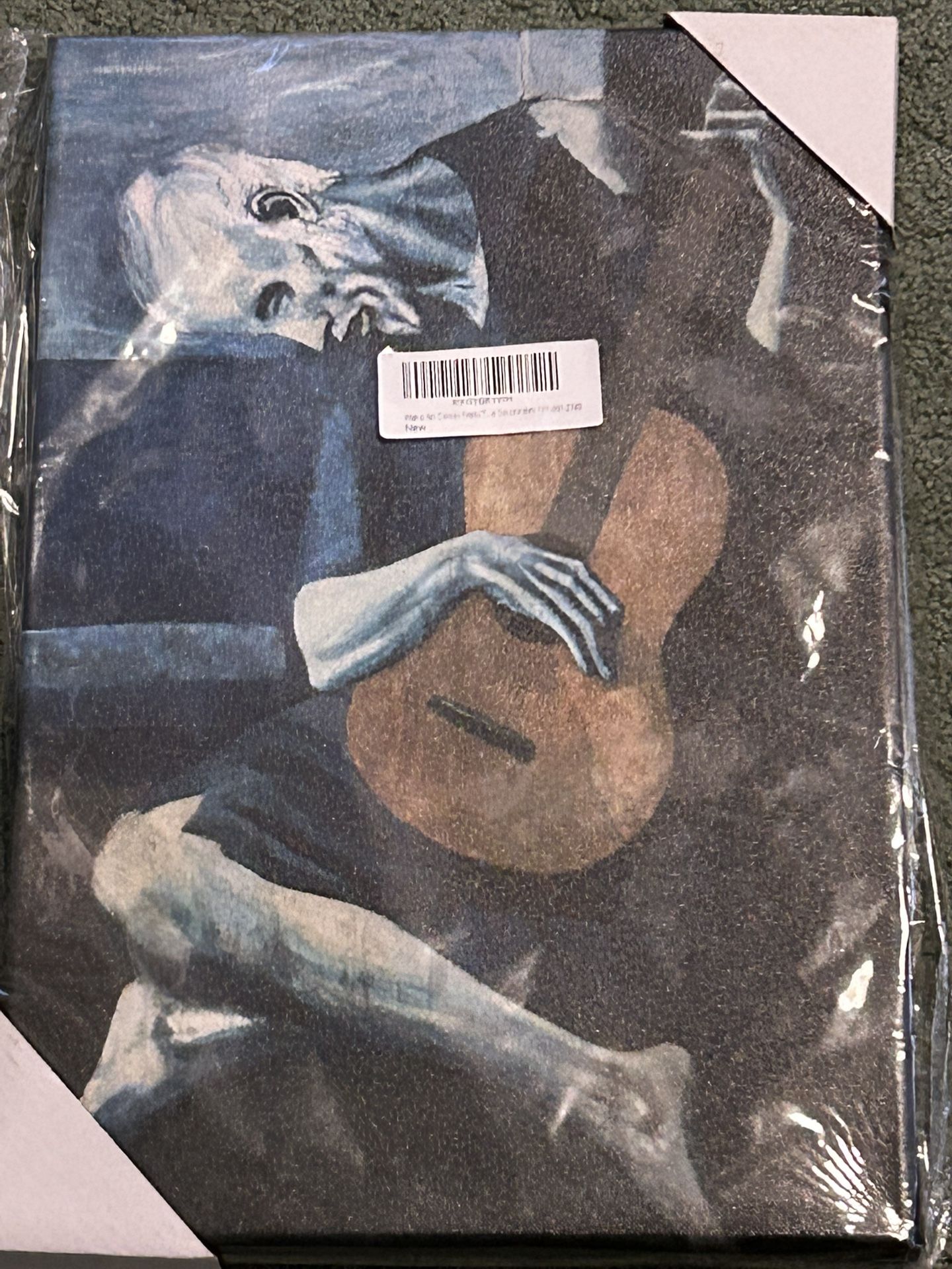 Framed Art Print (16"x11") El viejo guitarrista ciego - Pablo Picasso (New)