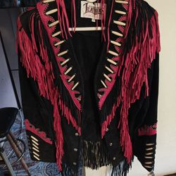 Diamond Leather Jacket $100 Obo