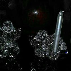 (2) lead crystal angel candle holders! New* Marquis by Waterford! 