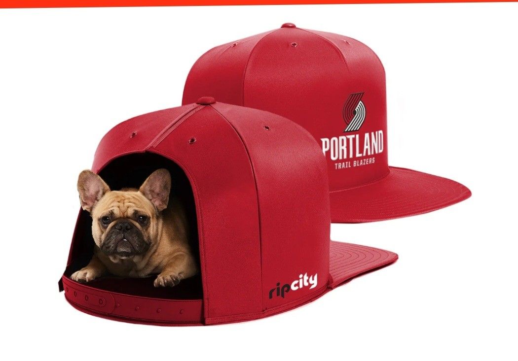 Portland Trail Blazers Hat Dog Bed