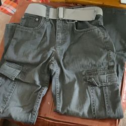 Boys Grey Pants 