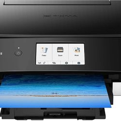 Canon TS8220 Wireless All in One Photo Printer with Scannier and Copier, Mobile Printing, Black, Amazon Dash Replenishment Ready