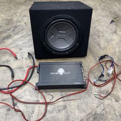 Subwoofer Box With Amp