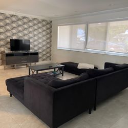 L Shape Living Room Coach Great Shape 