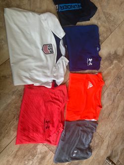 Under Armour & Adidas Athletic Shirts Bundle
