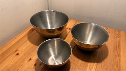 Stainless Steel Mixing Bowls Set of 3
