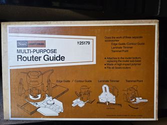 Sears Craftsman Multi-Purpose Router Guide