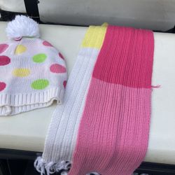 Girls Hat & Scarf Set