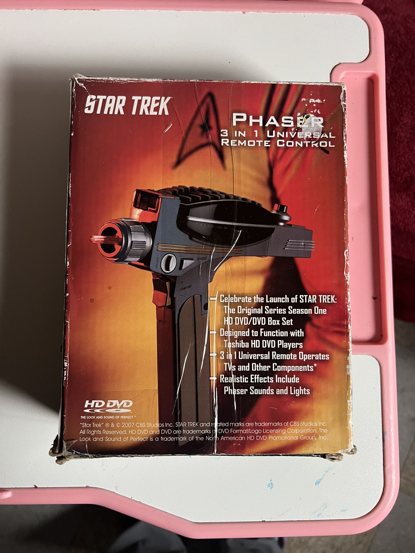 Star Trek Phaser 3 in 1 Universal Remote Control