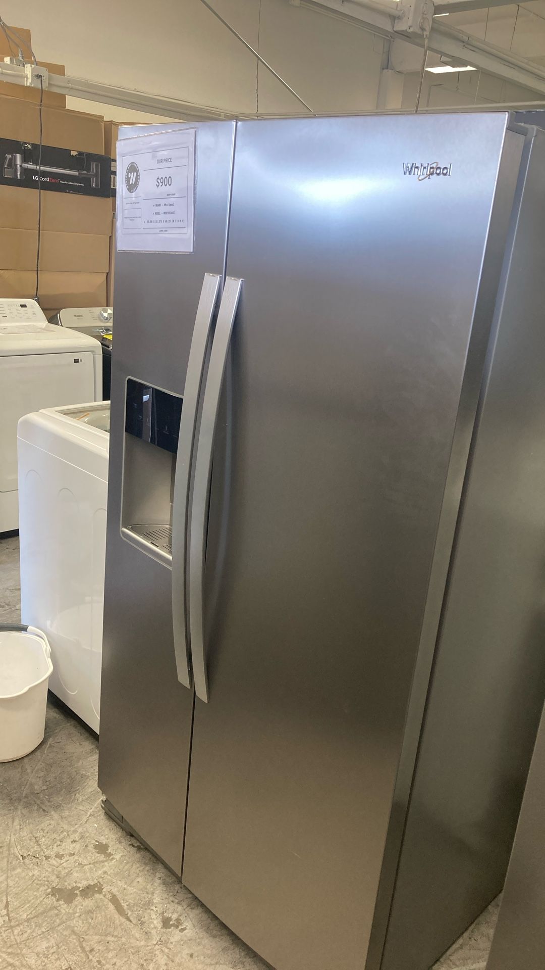 Whirlpool Side By Side Fridge