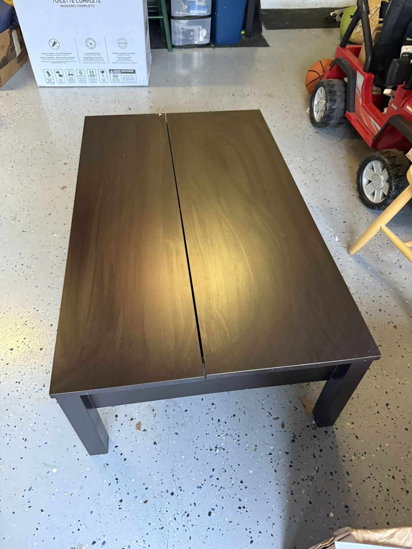 Ikea ÖSTAVALL Adjustable coffee table, black