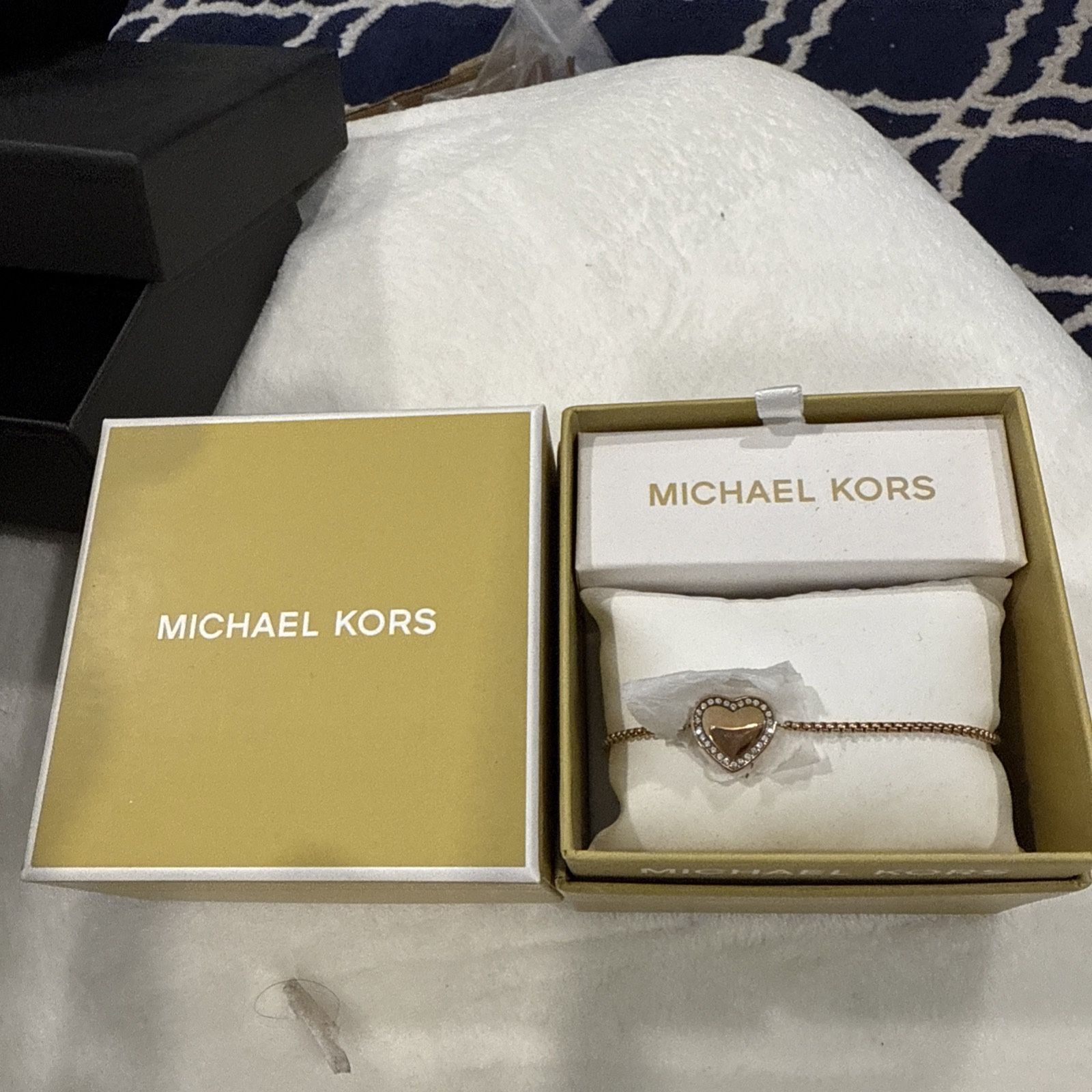Michael Kors Rose Gold Crystal Bracelet
