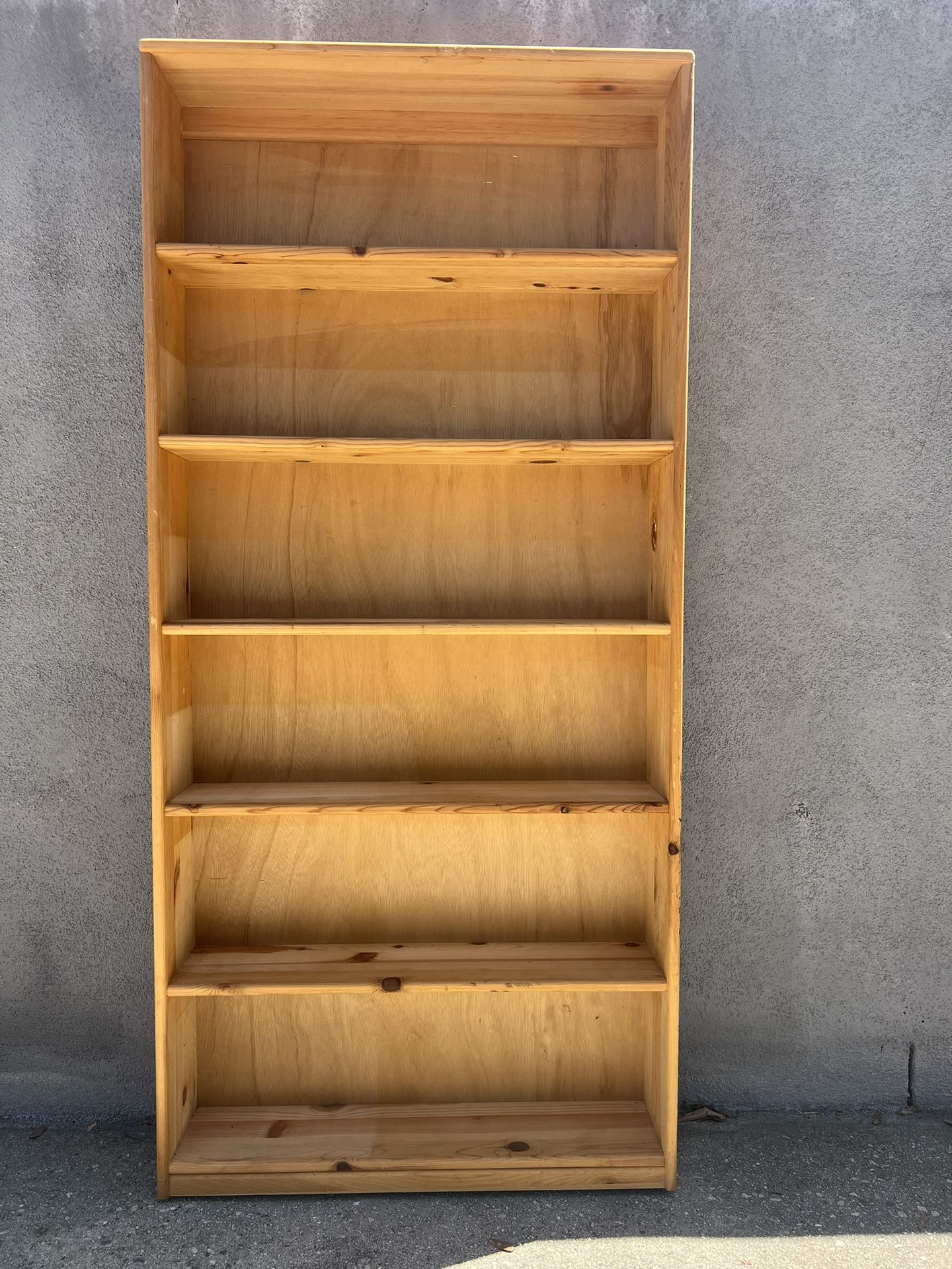 Wood Bookcase / Media Case
