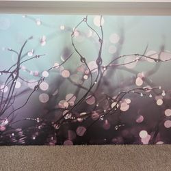 Beautiful Leaf Sparkle Wall Art
