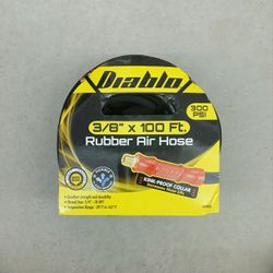 Diablo 3/8" x 100' (300 PSI) Rubber Air Hose 