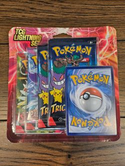 Pokémon Paldea Evolved, Scarlet & Violet , Trick or Trade (TCG Lightning set 4 packs)