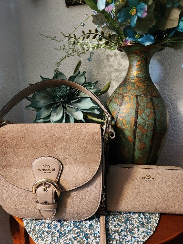 COACH PURSE AND WALLET ONLY