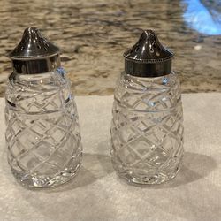 Waterford Crystal Salt and Pepper Shakers 
