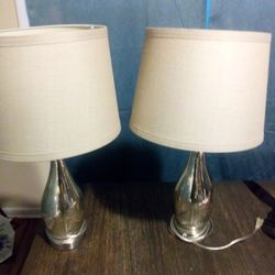 Glass Lamp Set