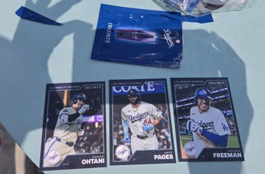 Dodgers 9/20/26 Decorte sga cards SEALED