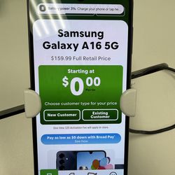 Samsung Galaxy A16 FREE🔥 if you switch over to CRICKET or get a new number🔥 !! @2400 k ave Plano TX 74074