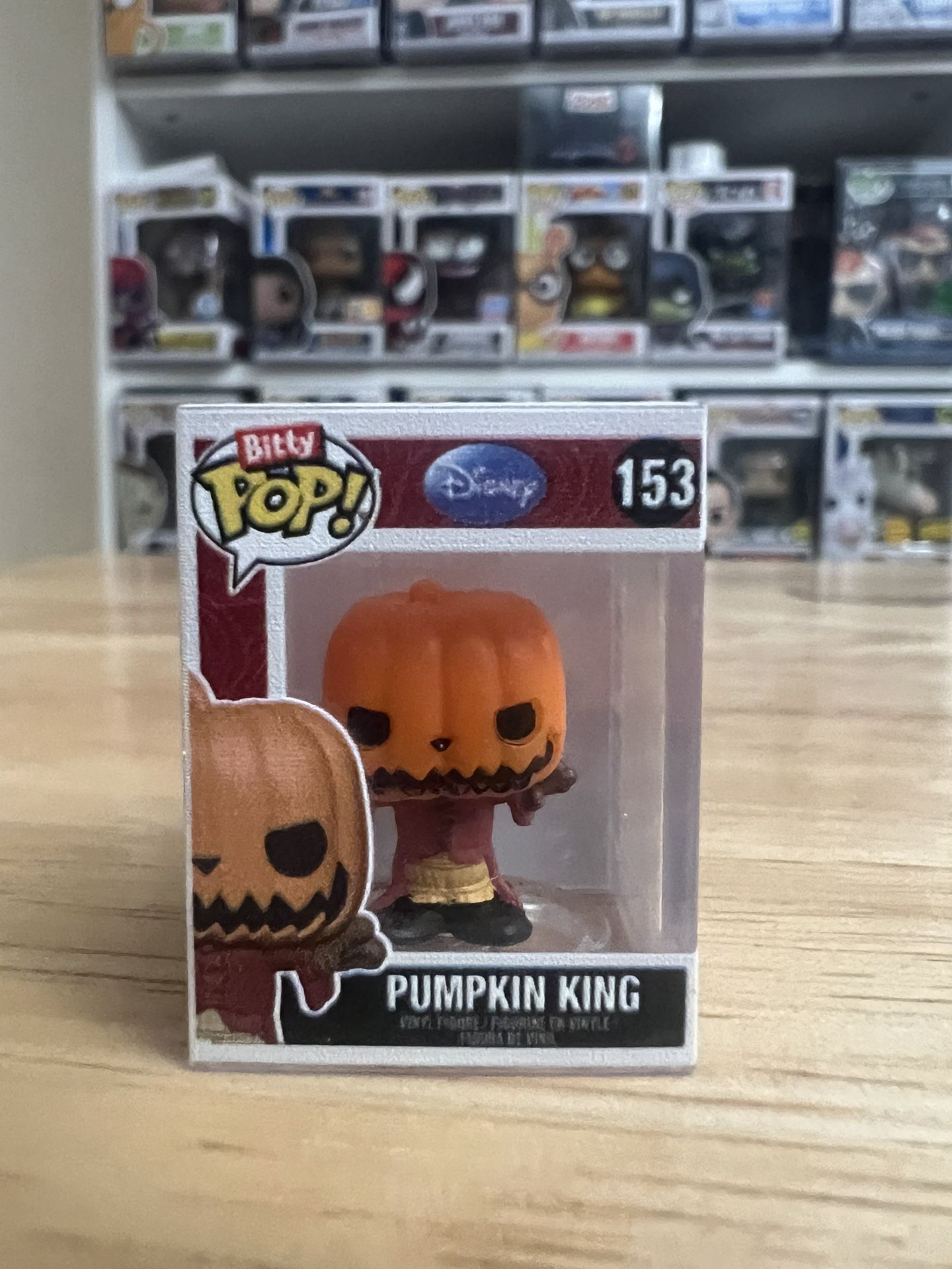 BITTY Pumpkin King Jack Skellington Funko Pop #153 Disney Nightmare Christmas