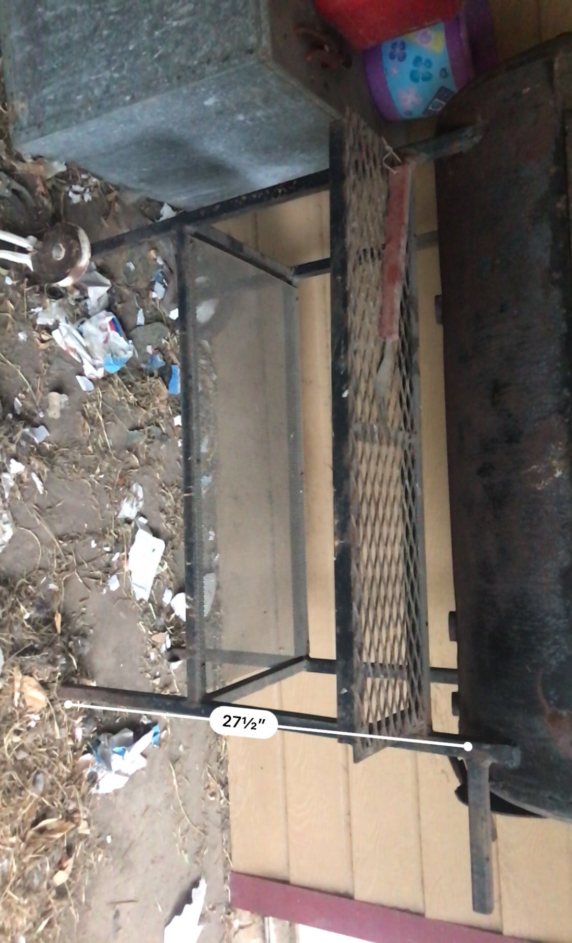 2 bbq pits