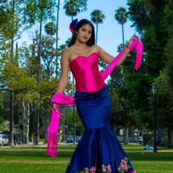 Two Pieces Mexican Outfit 