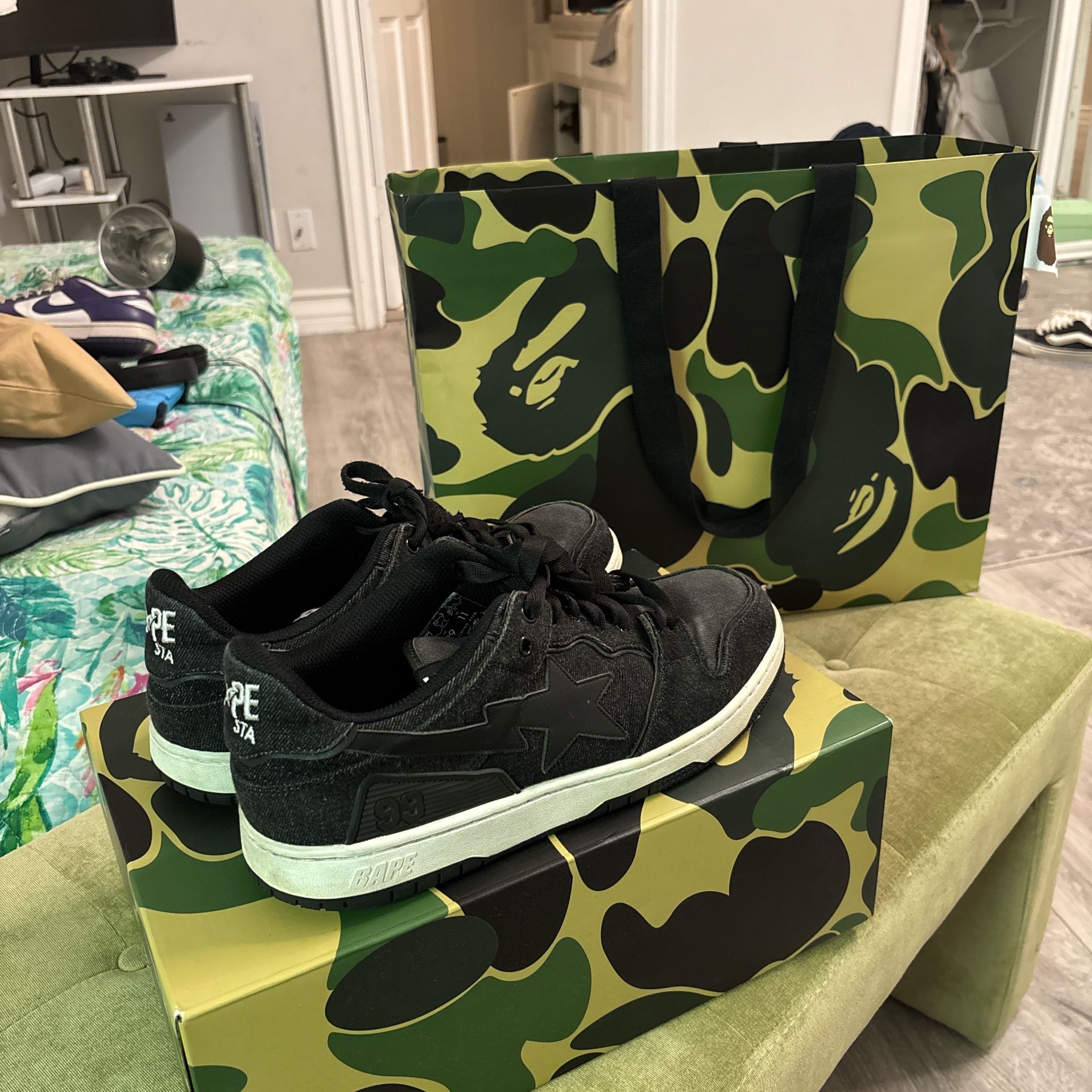 Bapesta Sk8 Shoes Black