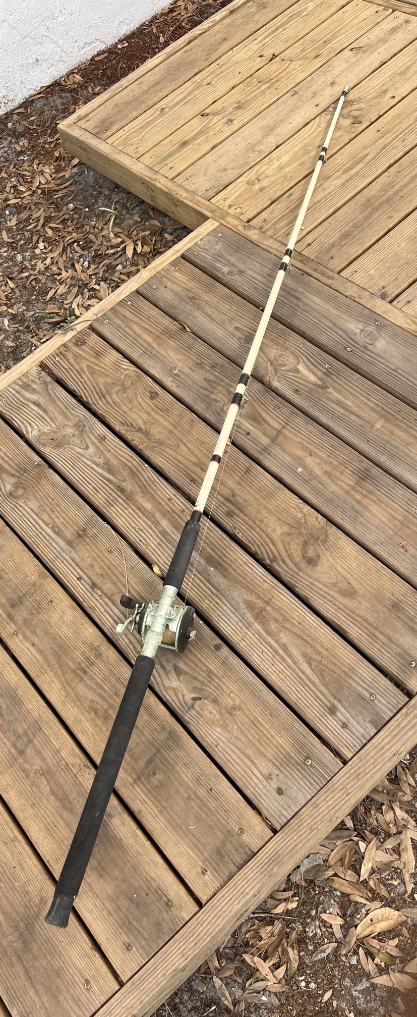 Penn 209 level wind fishing reel and eagle claw ozark snaggler oes 404h rod