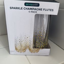 Sparkle Champagne Flutes  