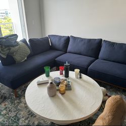 Macy’s Navy Sectional Couch