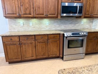 Kitchen Cabinets (Real Wood)
