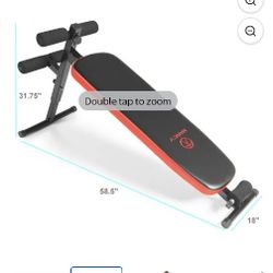 Marcy Folding Utility Bench w/ Headrest - paid $150 plus tax