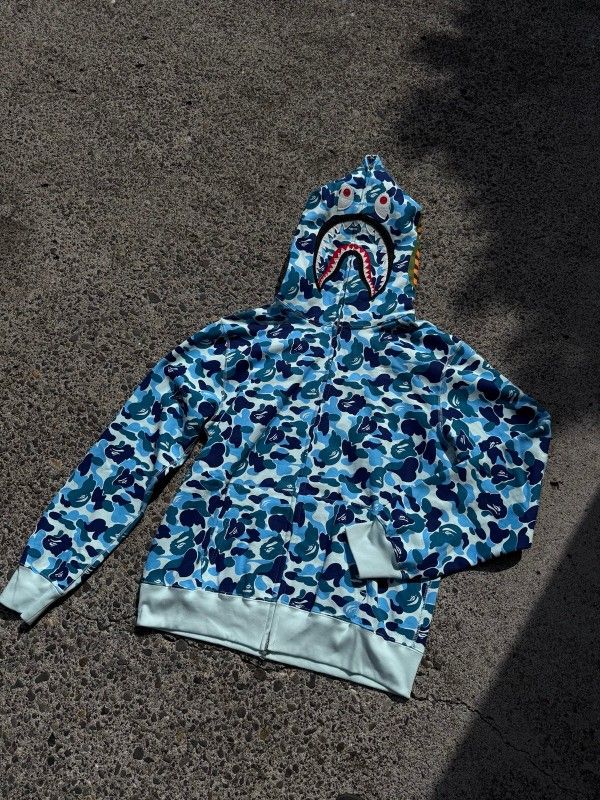 Blue ABC CAMO π Hoodie! Shark CAMO Bape A Bathing Ape