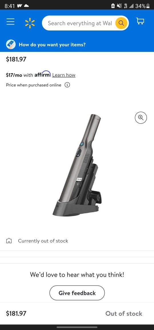 Shark Wandvac