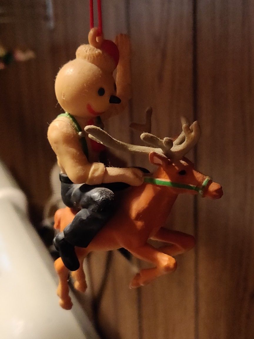 Vintage Jack In Box Christmas Ornament
