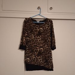 Cheetah Print Sweater