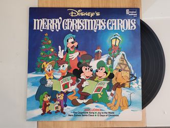 Disney Merry Christmas Carol's Vinyl 1980