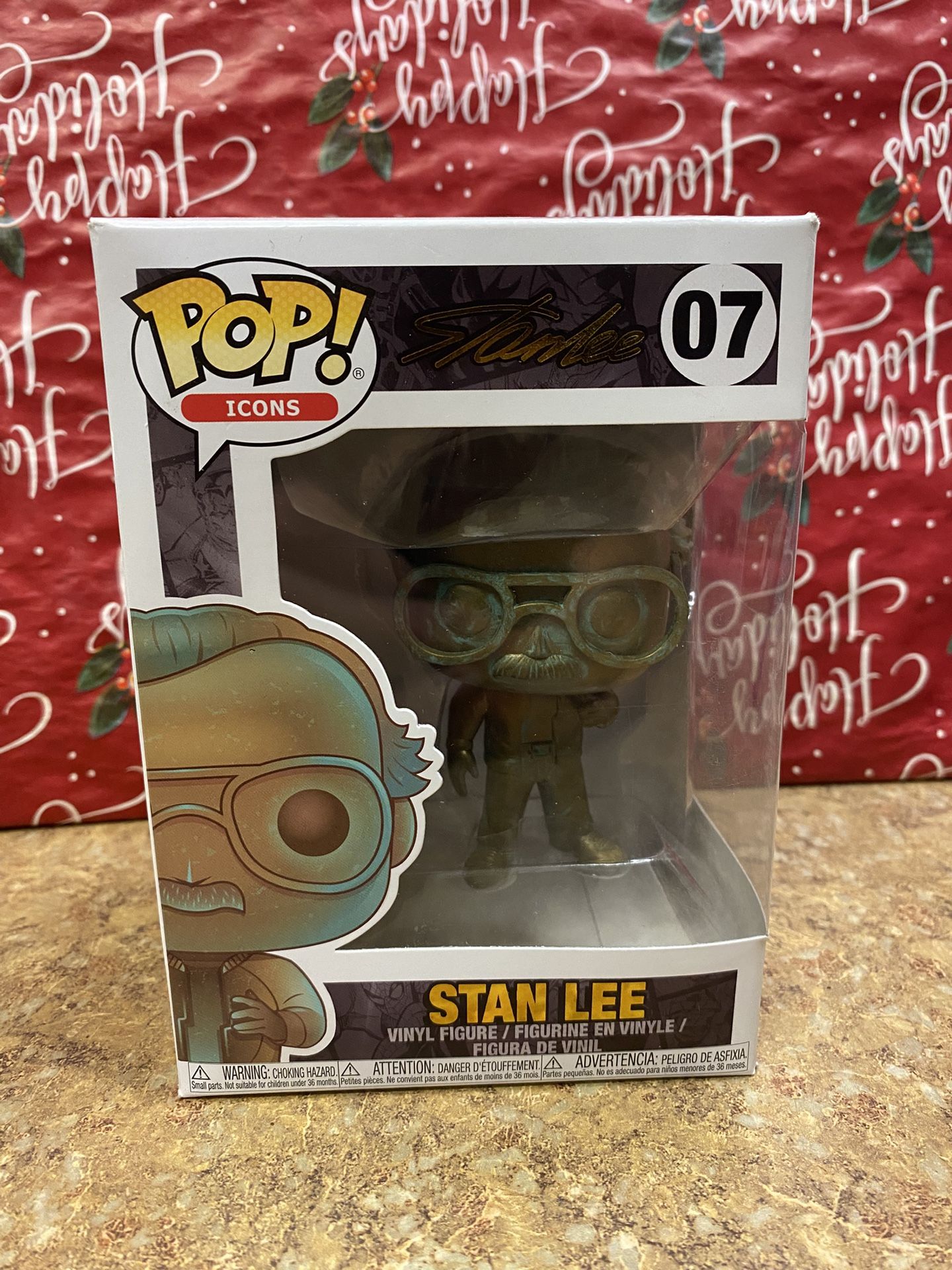 Stan Lee Funko Pop Patina Vinyl Figure Icons 07 *Check Box *