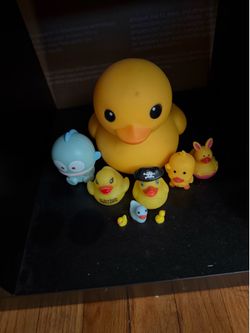 Yellow Rubber Duck Toy Set Collection Assorted Mini/Medium/1Big water home decor