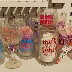 Glass Misc Custom Cups