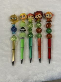 Disney Character Beaded Pens – Cute Handmade Style – $10 Each or Bundle Deal