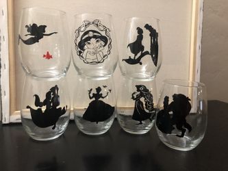 Personalized wine glasses