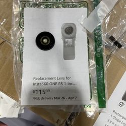 Replacement Lens for Insta360 ONE RS 1-Inch Leica Action Camera Lens Repair Part Sports Camera Accessories