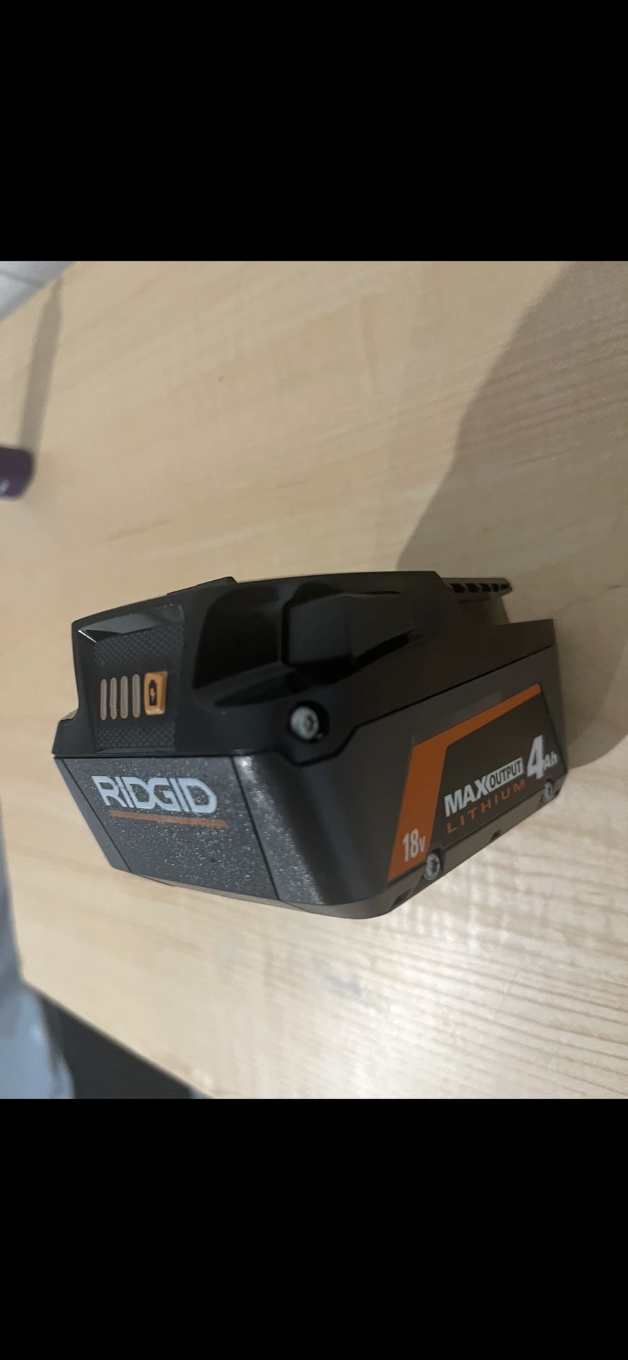 Rigid Battery 40 Lithium Brand New 