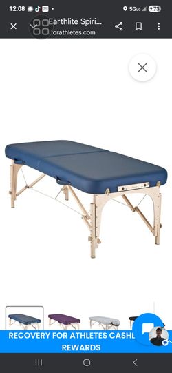 EarthLite Massage Table  Spirit Gold Pkg