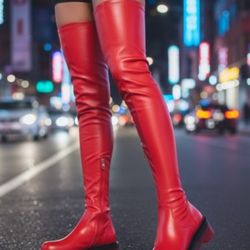 Azalea Wang Killer Queen Thigh High Boots Sz 8.5