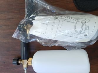 New pressure-washer foam cannon