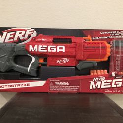 New Nerf Mega Motostryke With 10 Official Nerf Mega Darts